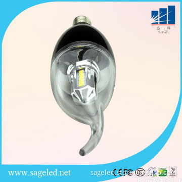 New style high lumen Filament Led candle light 3w